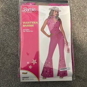 Western/cowgirl Barbie Halloween costume size XL 14-16